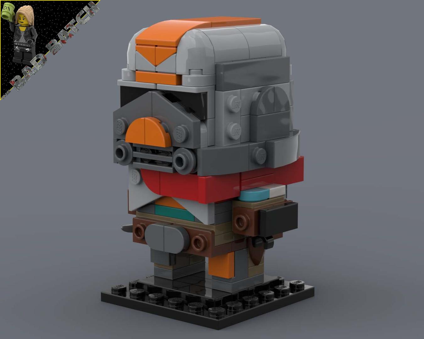 BrickHeadz of Hunter from "The Bad Batch - S2"