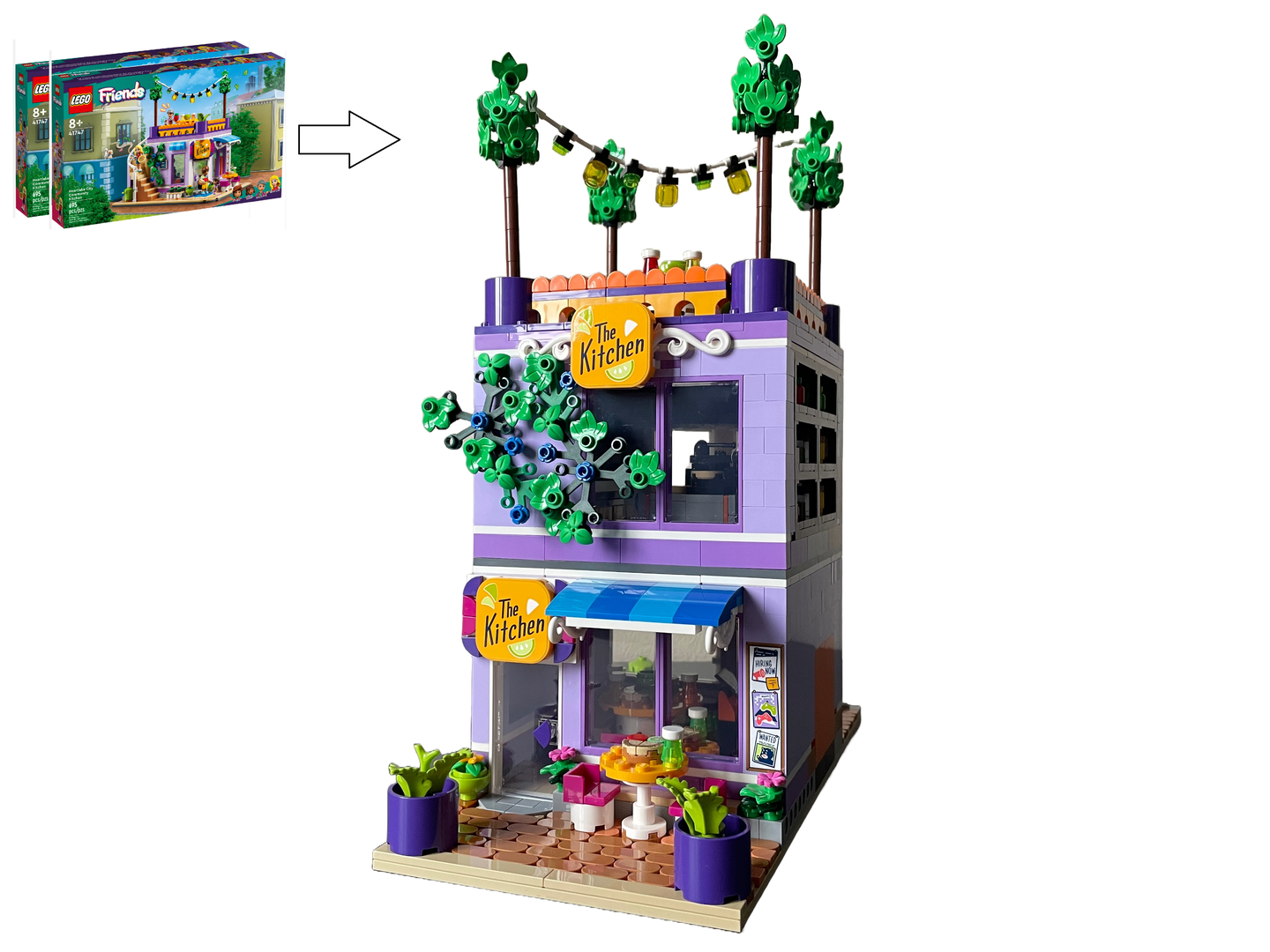 Community Kitchen Modular Alternate build (2x 41747)