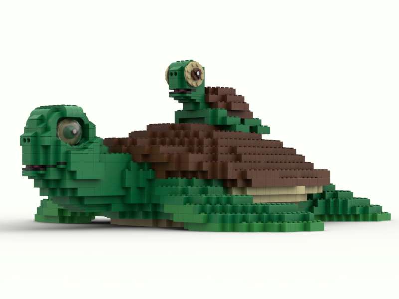 Sea Turtles (inspired by Crush and Squirt from Finding Nemo)