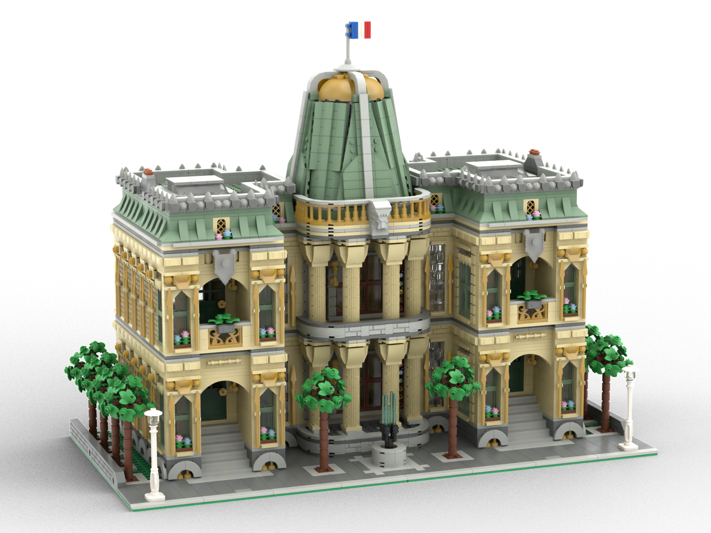 french building parts list ONLY no instructions