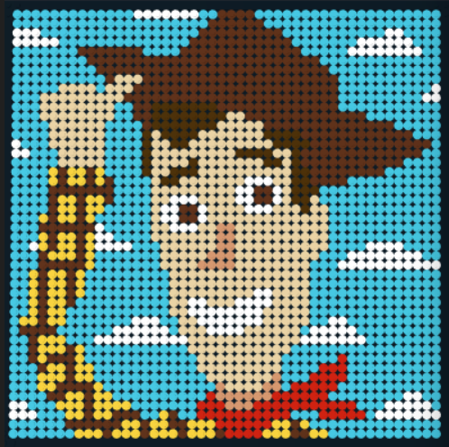 Toy Story Woody Mosaic