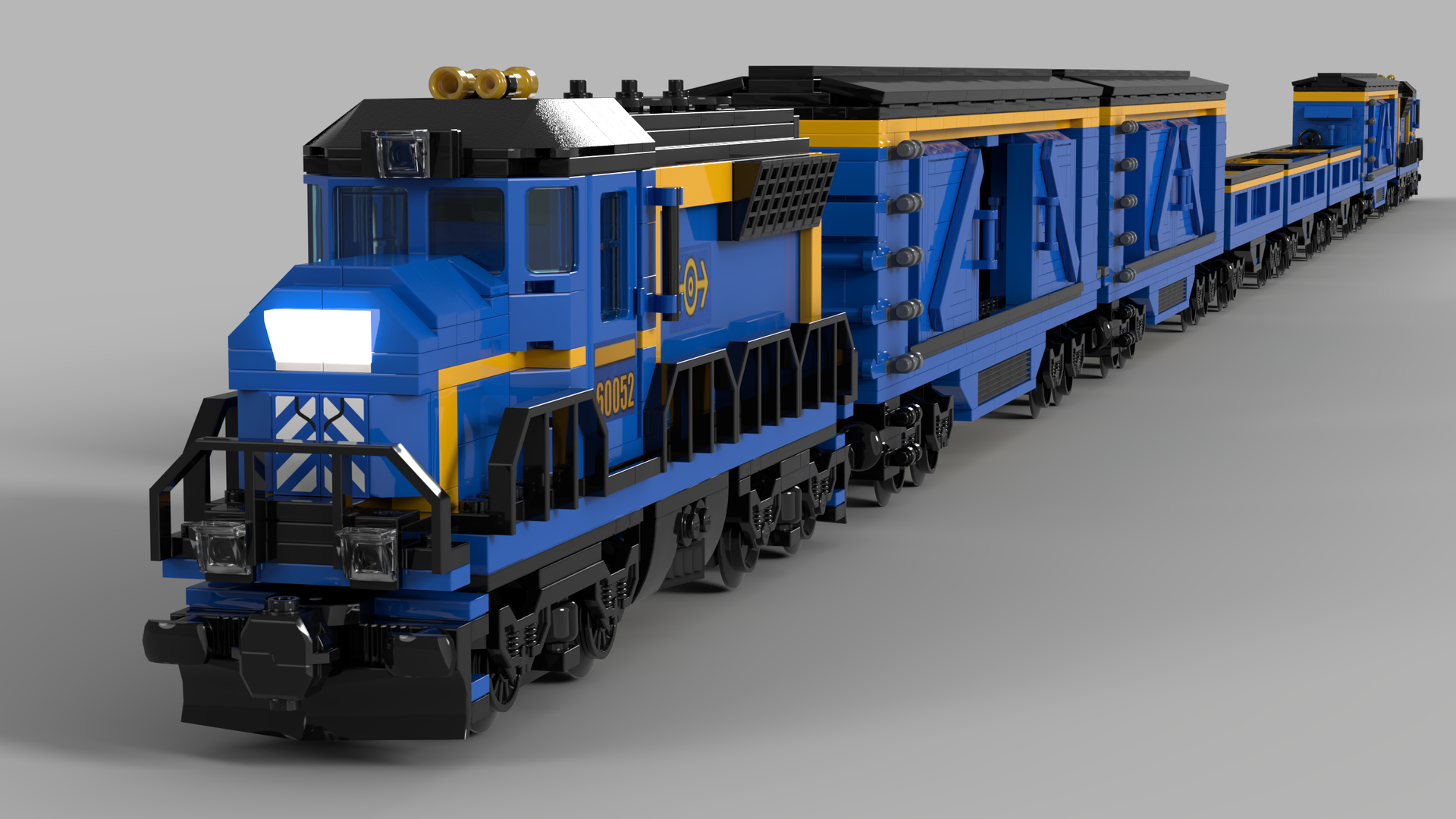 60052 Upgrades - Box Car, Gondola, Lights