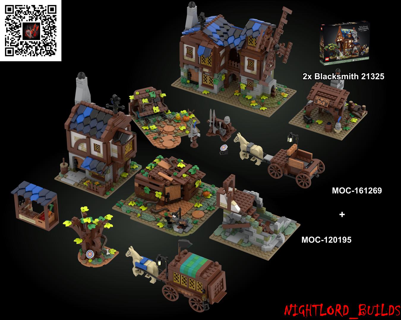 Medieval Village Combo Pack #1 and #2