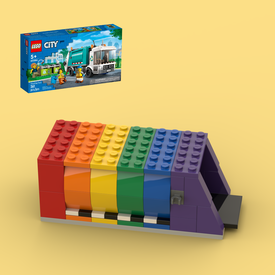 Recycling Truck Awesome Compartment