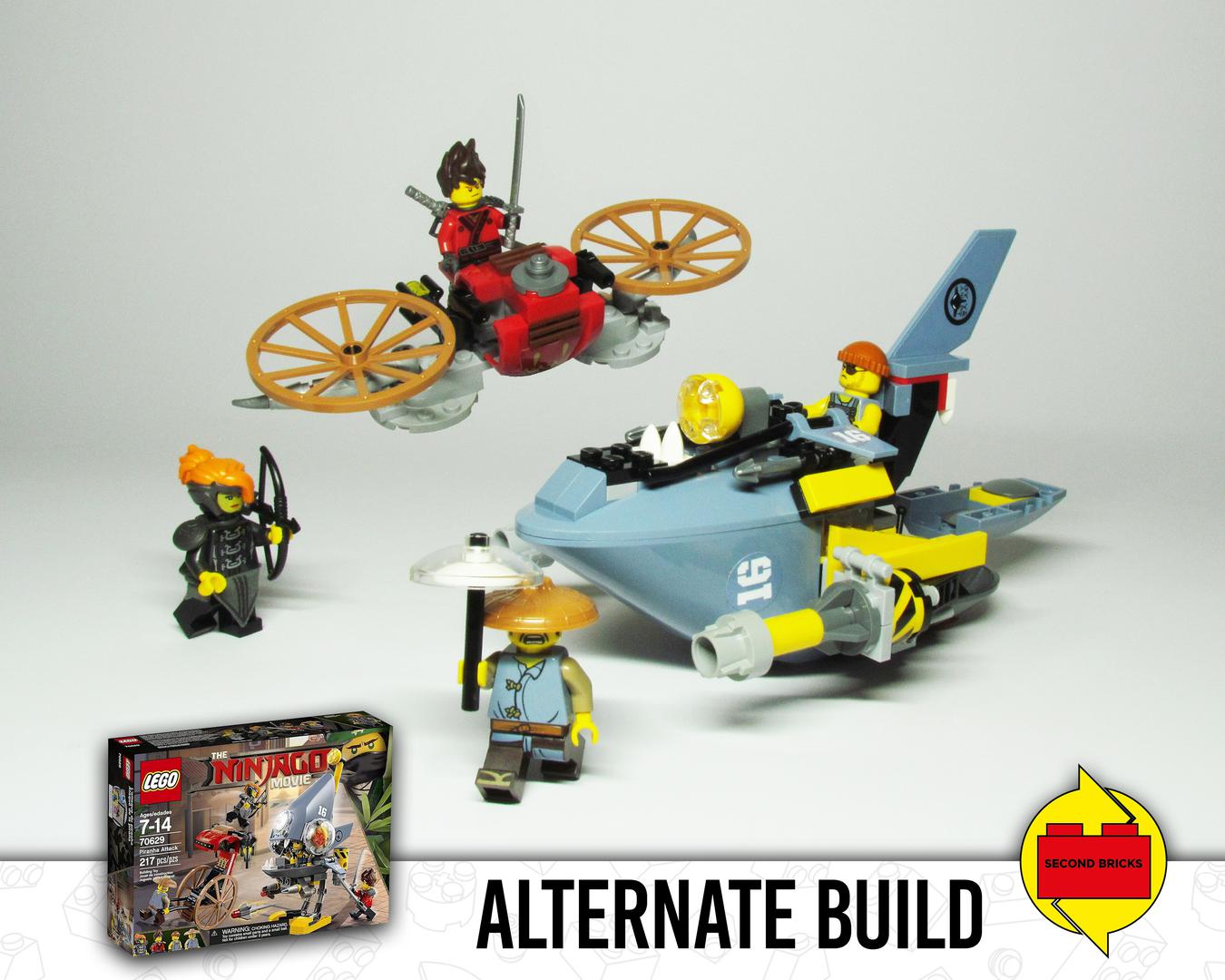 70629-2: Shark Army Warship Attack alternate build