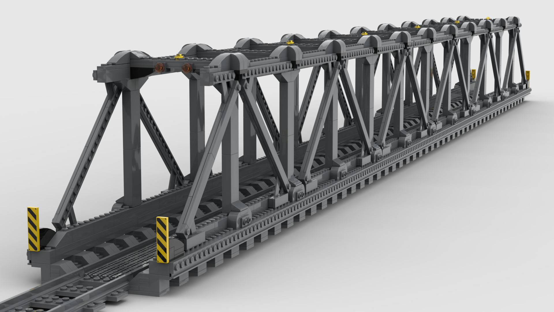Truss Train Bridge by Ratticus Designs (1,5 meter span)