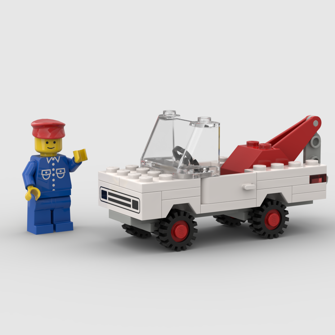 Tow Truck (1980) (MOC-165462) - LEGO MOC | MOC Tracker