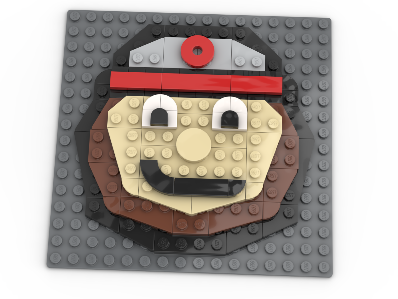 The Ohio State University's Brutus Buckeye Brick Sketch