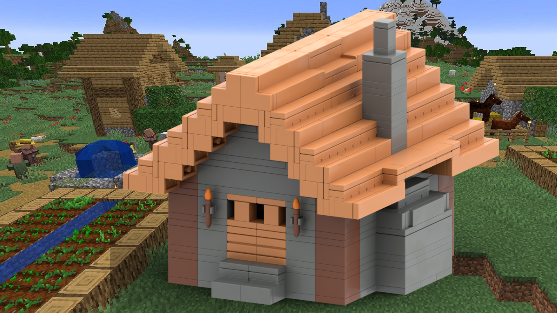 Minecraft Plains Armorer 1