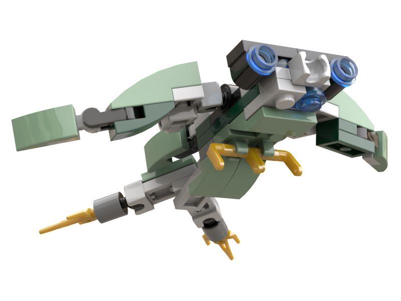 Quetzal-tailed Owl - 30428 alternate build