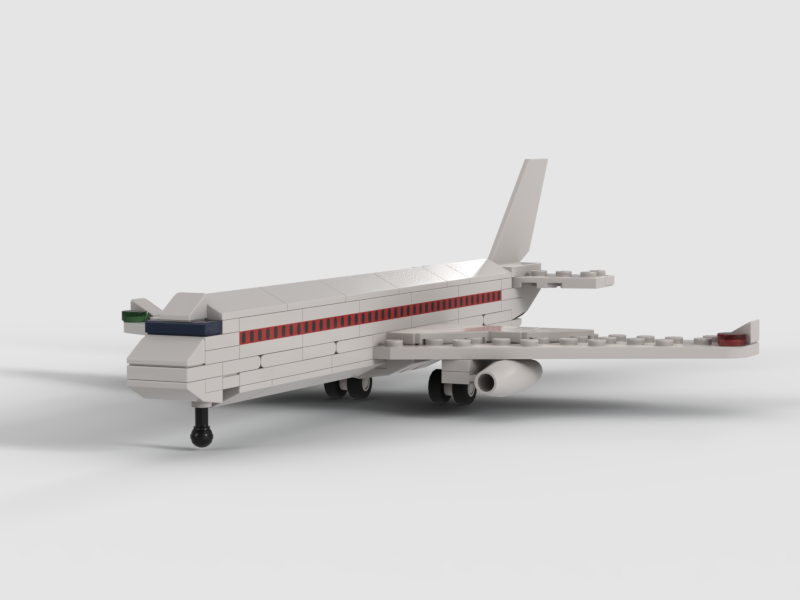 Lego set 698 new version commercial airplane