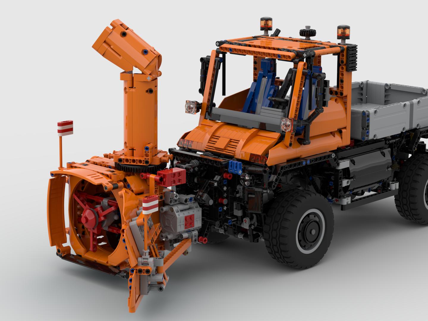 Snowblower for Unimog U400 8110 Schneefräse