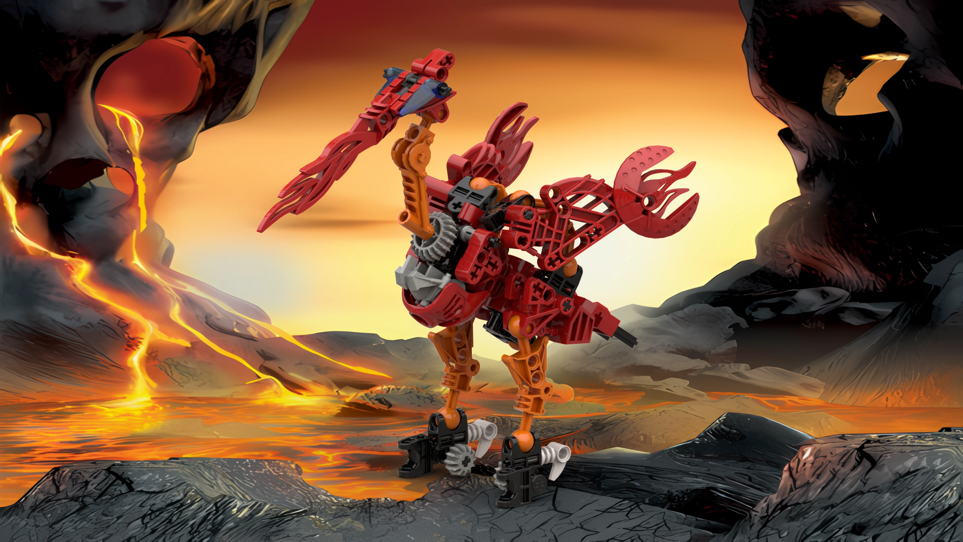 Scarlet Ibis Combiner Model (Tahu and Tahnok)