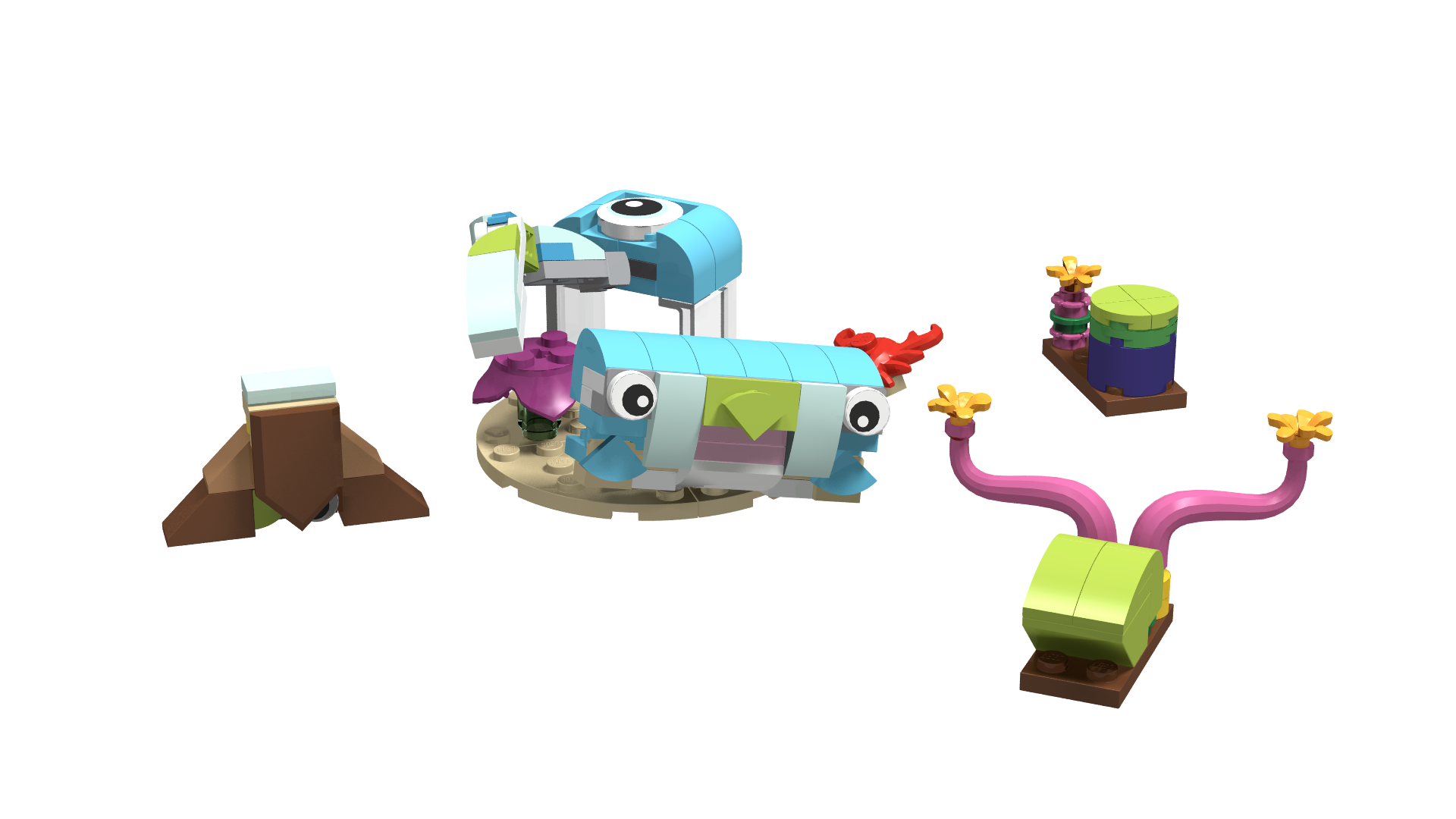 Sunken Fish and Plants 31128 Alternate Build