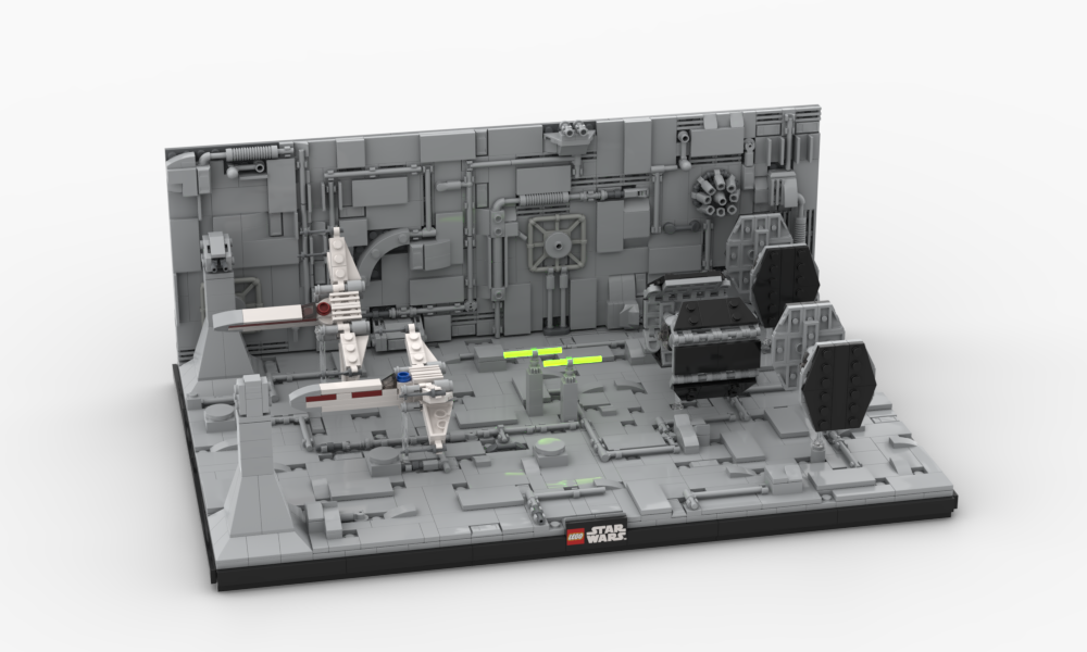 Death Star Trench Run Diorama