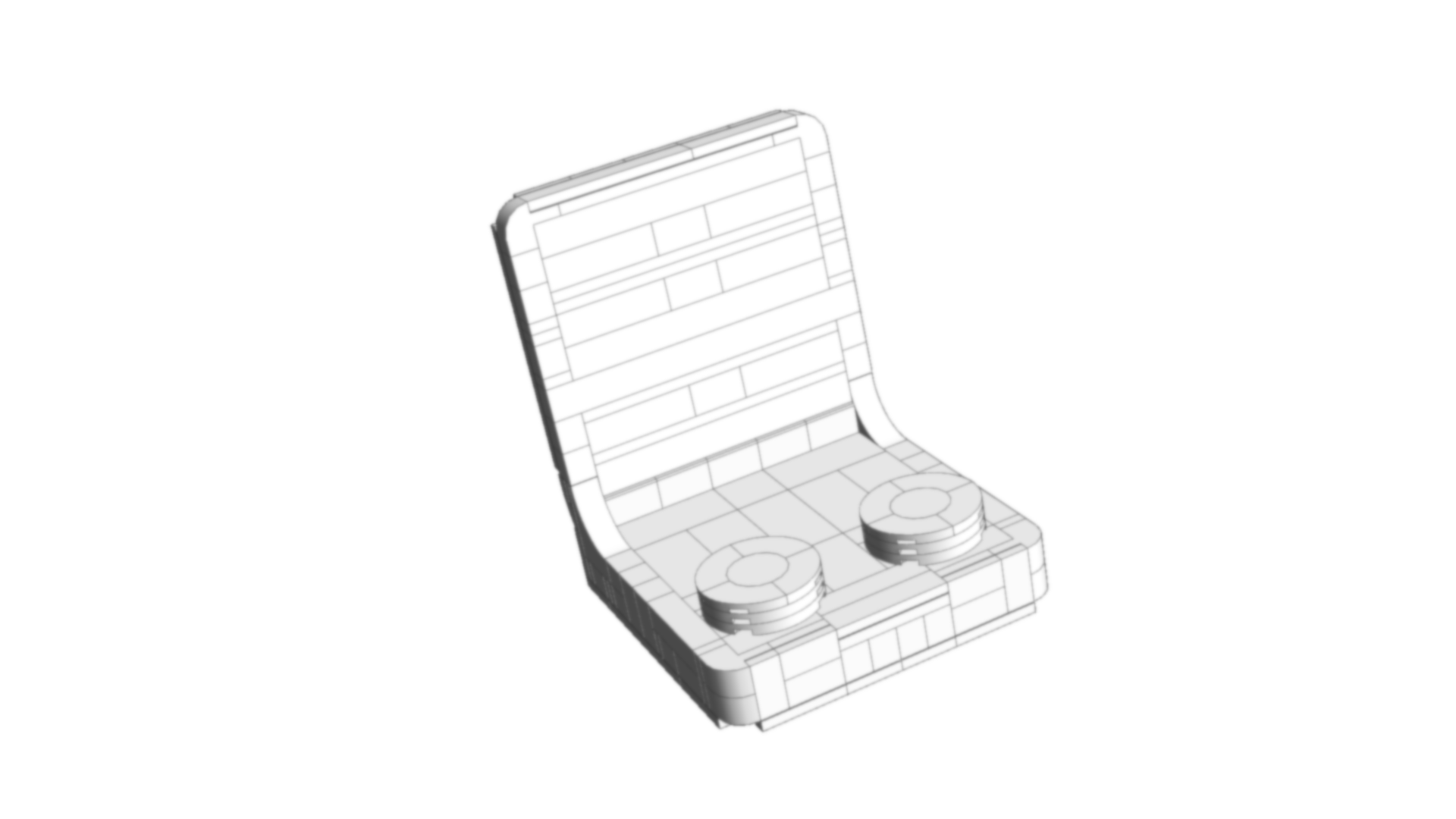 Upscaled Minifig Seat 4079
