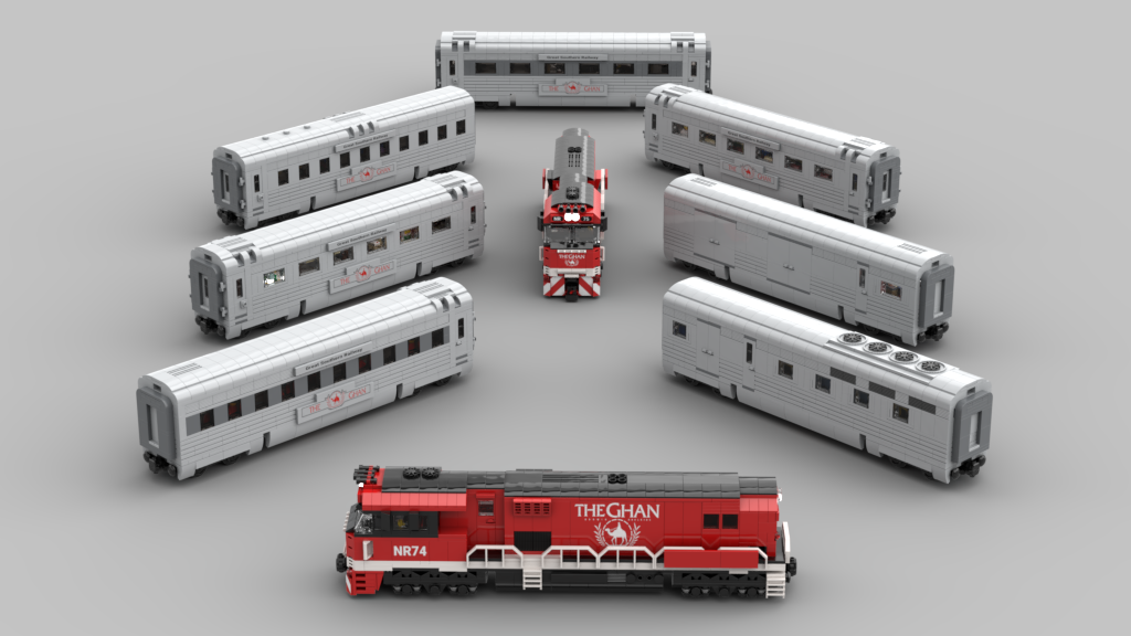 The GHAN - 7 Carriage Set