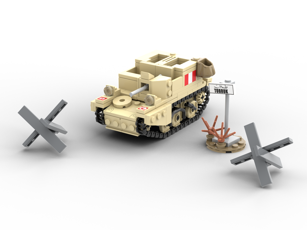 Universal Carrier - WW2 British Armored Transport Vehicle (1:35 minifigure scale)