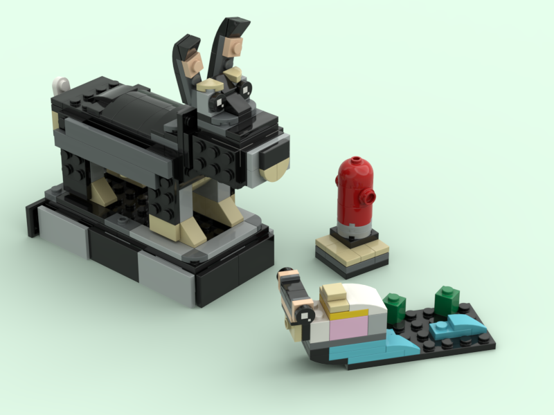 Schnoodle (and massive snail) — 40544 alternate build