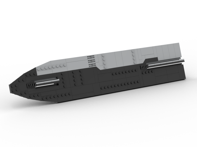 Starship Prototype, But It's Flat (Flatship)