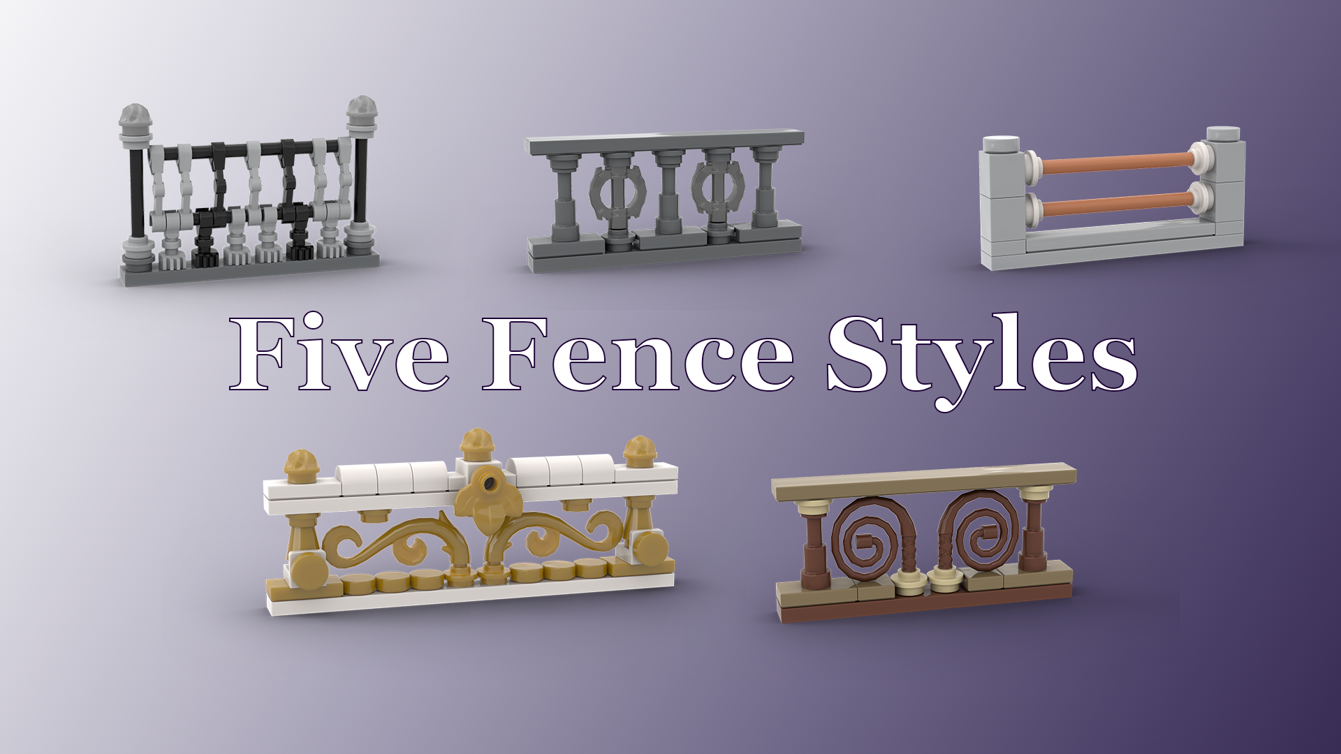 Five Fence Styles