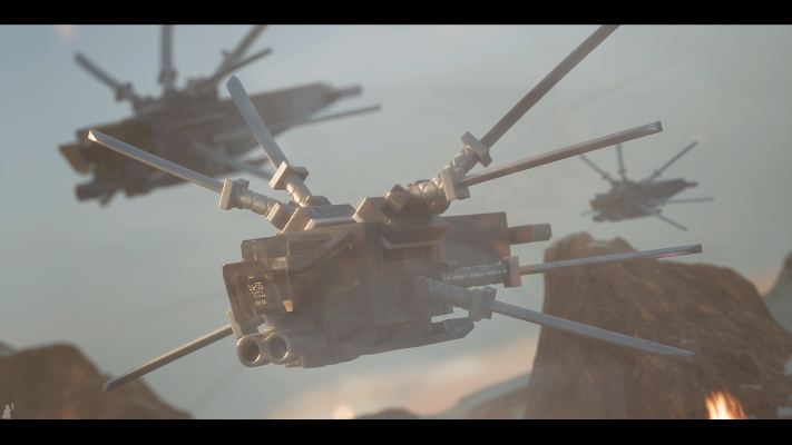 Microscale Dune Ornithopter