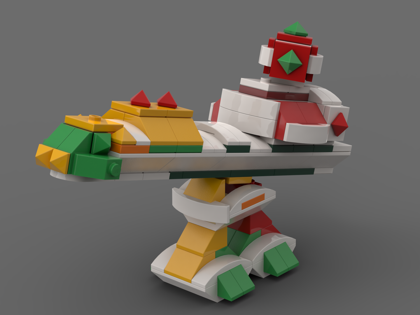 Santa spaceship alternate build