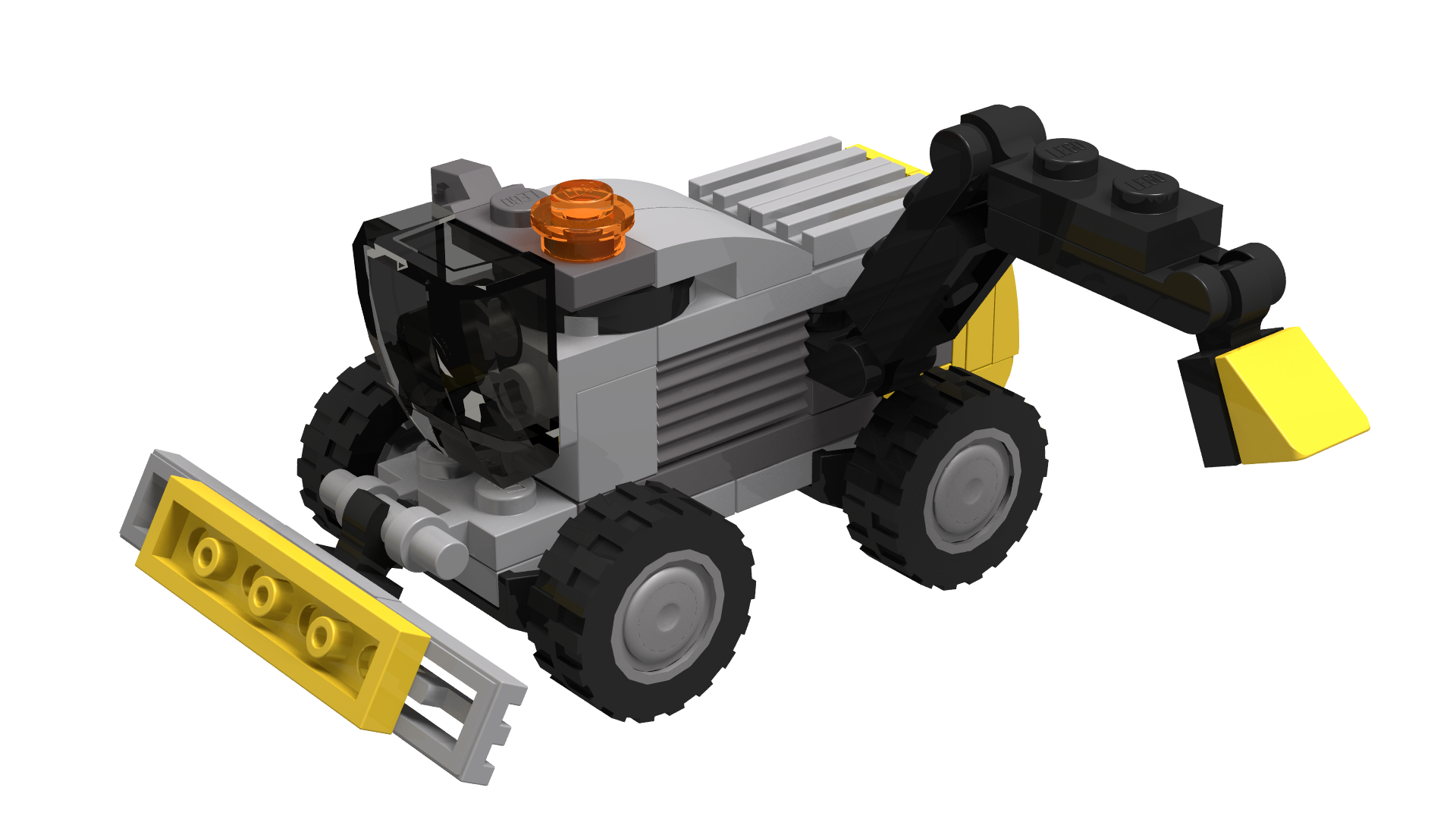 Micro Harvest Marvel - LEGO Creator 31014 Alternate Build for Miniature Agriculture