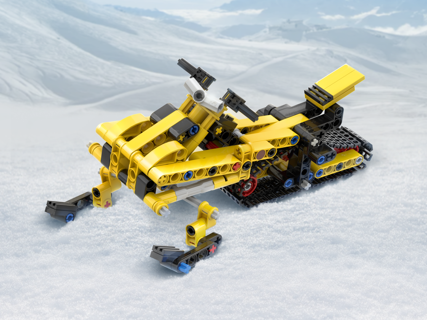 42163 Old snowmobile alternate build