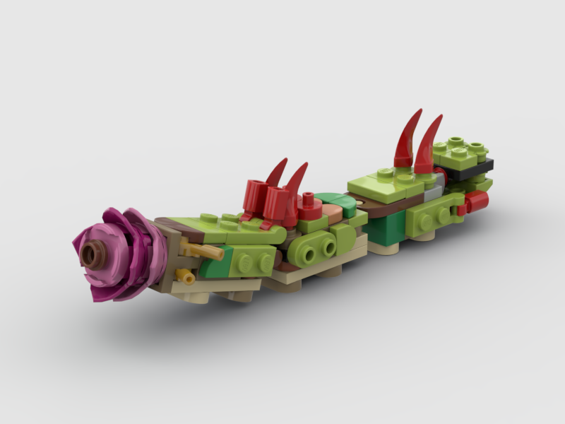 The Insect Collection++: Blue Morpho Caterpillar