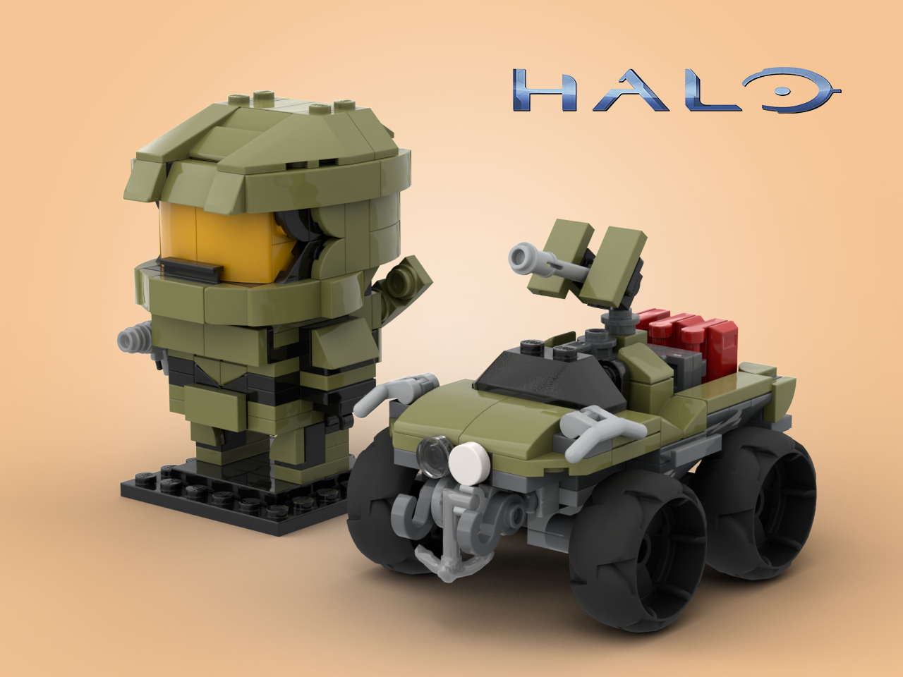 Master Chief + Warthog