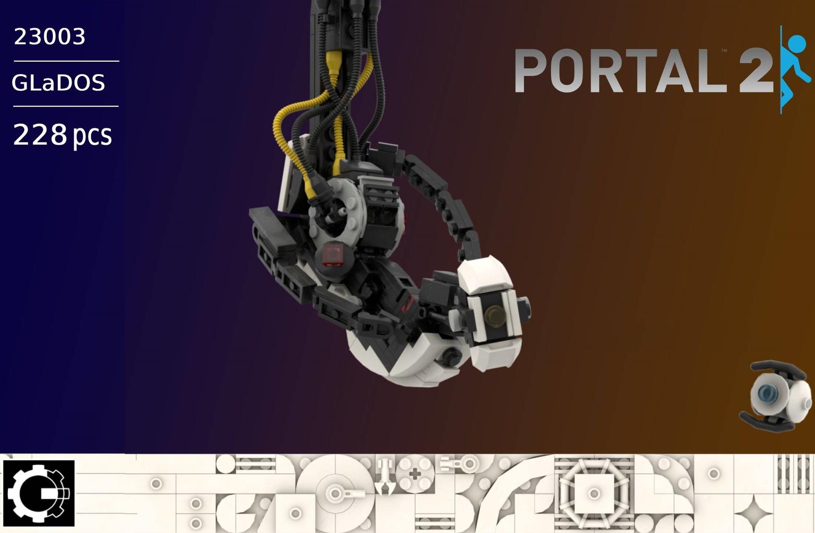 GLaDOS and Wheatley from PORTAL 2