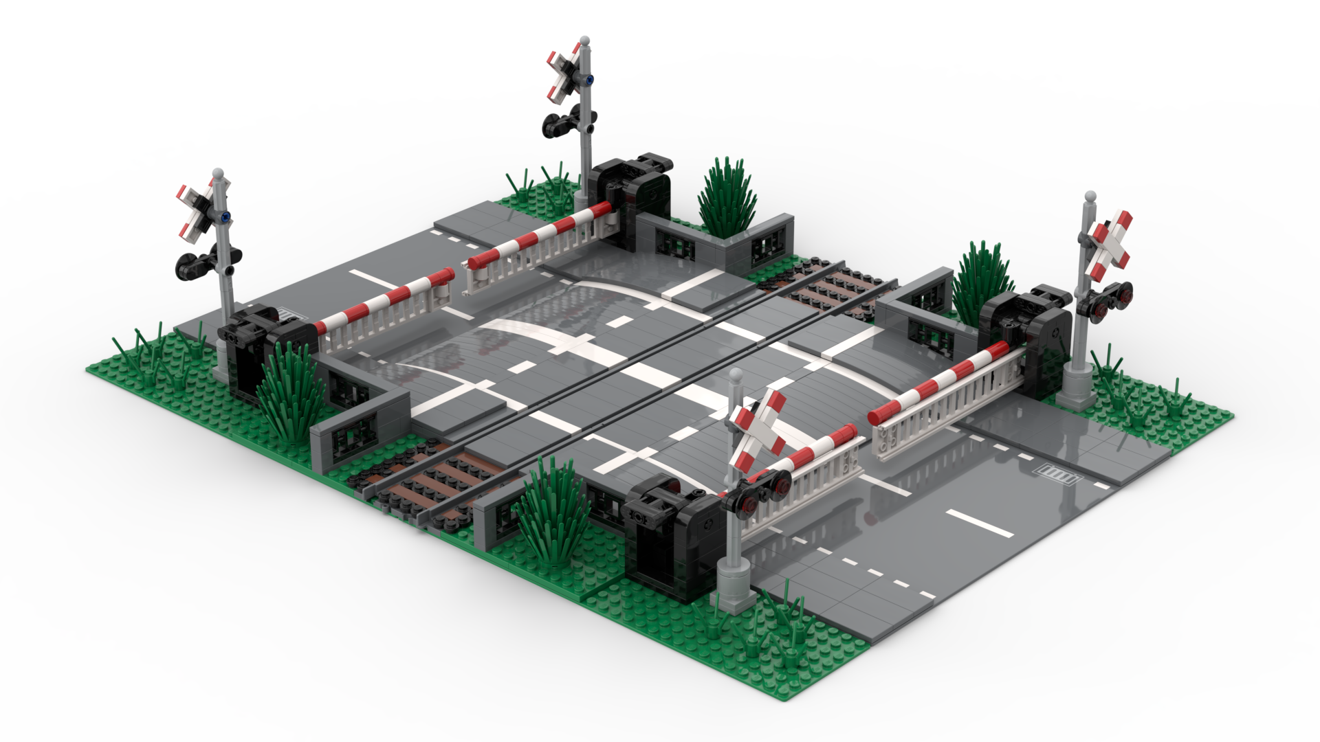 Railroad Crossing - Passage à niveau -- MOC
