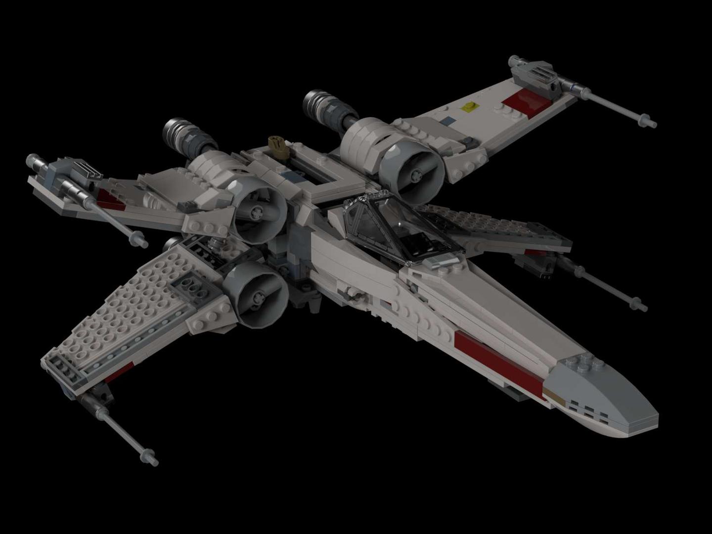 75218 - X Wing nose slope modification