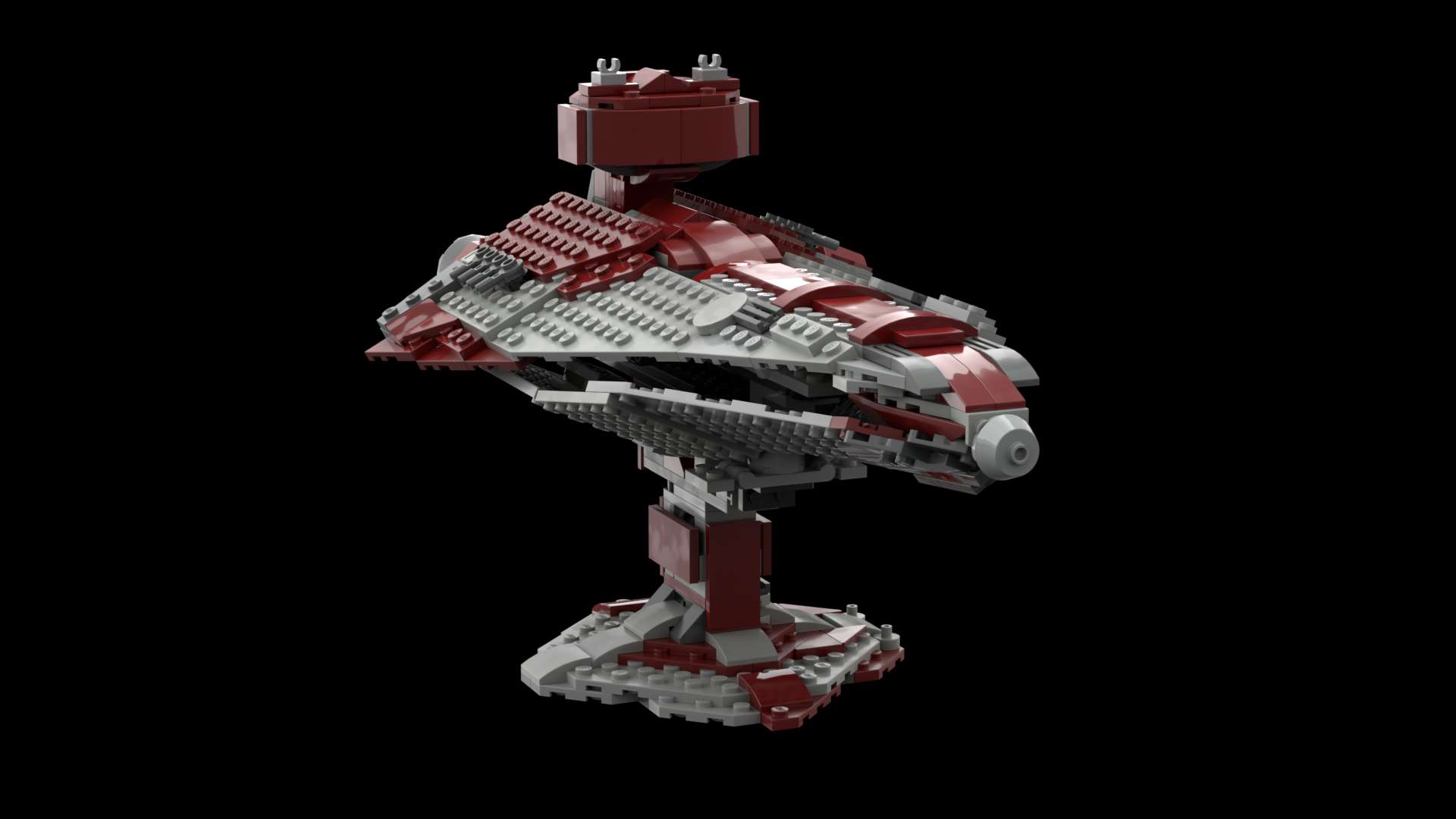 Republic Star Destroyer (Imperator Class?) - alternative from Ahsoka T6 jedi shuttle (75362) alternate build