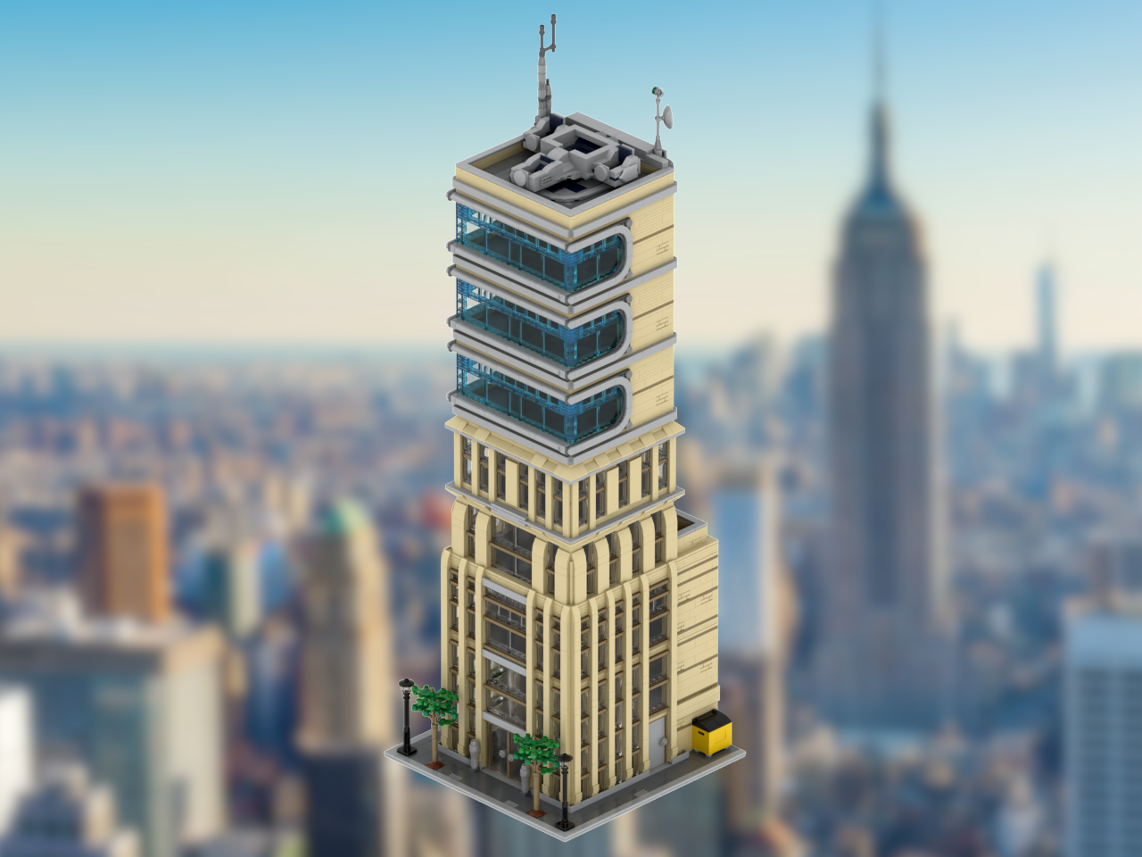 Modular Baxter Building - Fantastic Four Tower