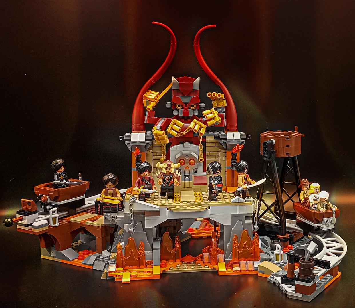 The Temple of Doom - Indiana Jones (replica of 77014)