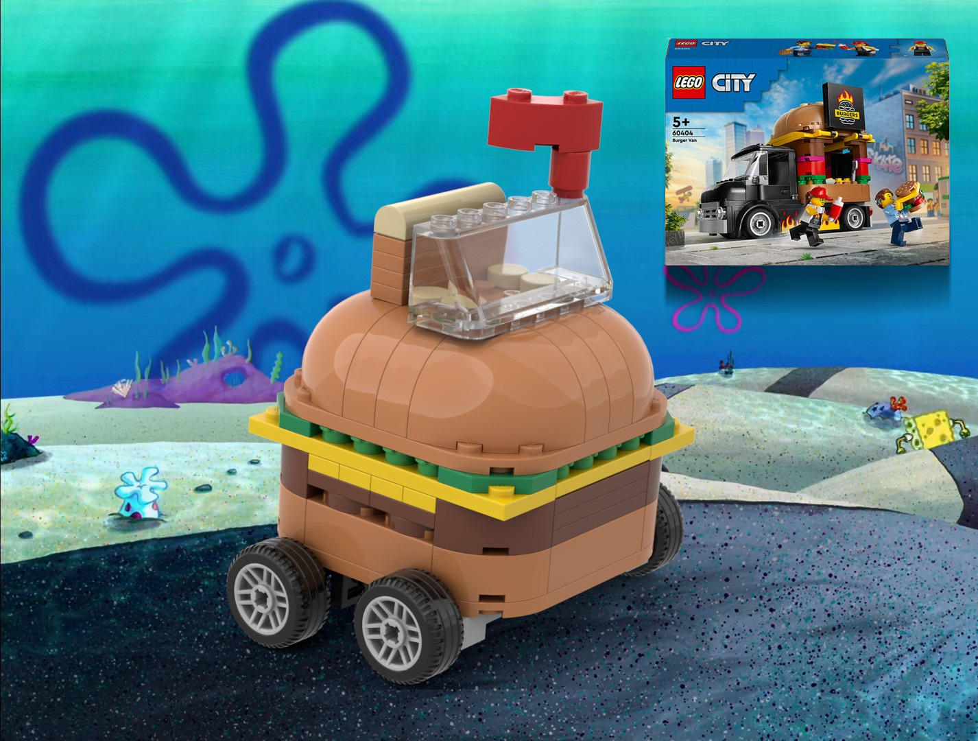 Patty Wagon from SpongeBob SquarePants | 60404 Alt build