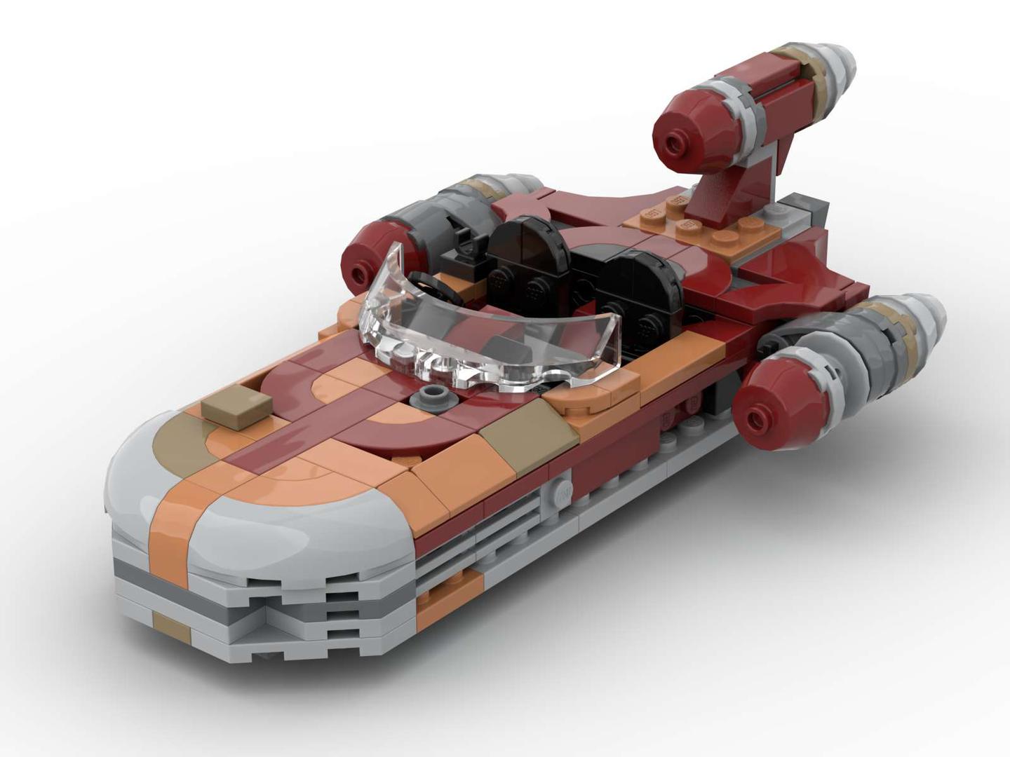 Luke's X34 Landspeeder - 75271 mod