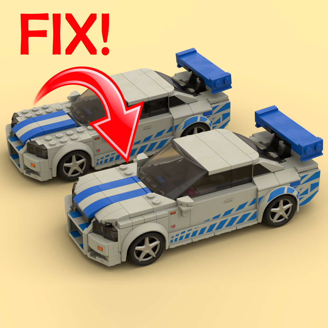 FIX for LEGO Nissan Skyline GT-R 76917