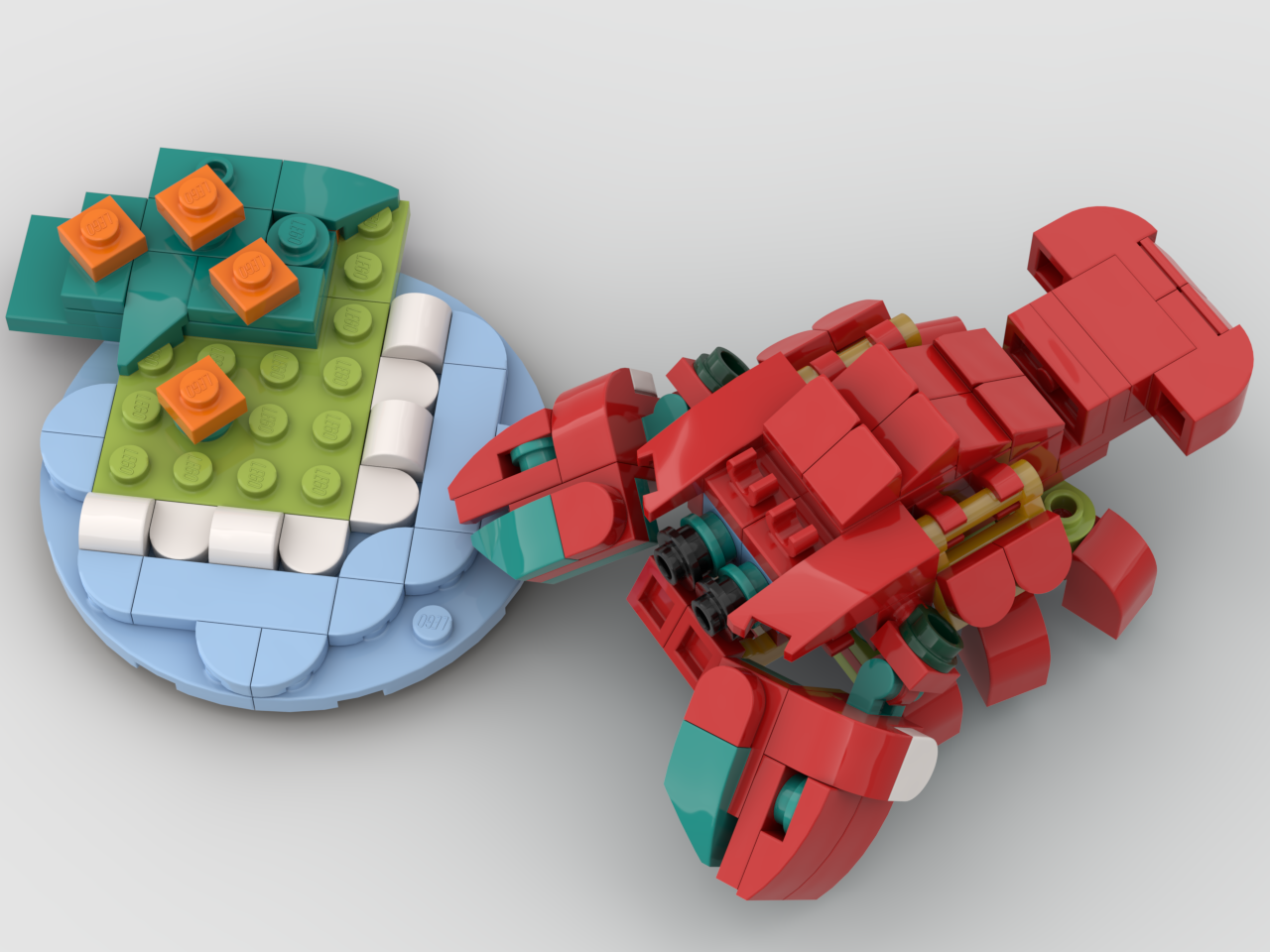 MOC - 40611 Red Lobster alternate build