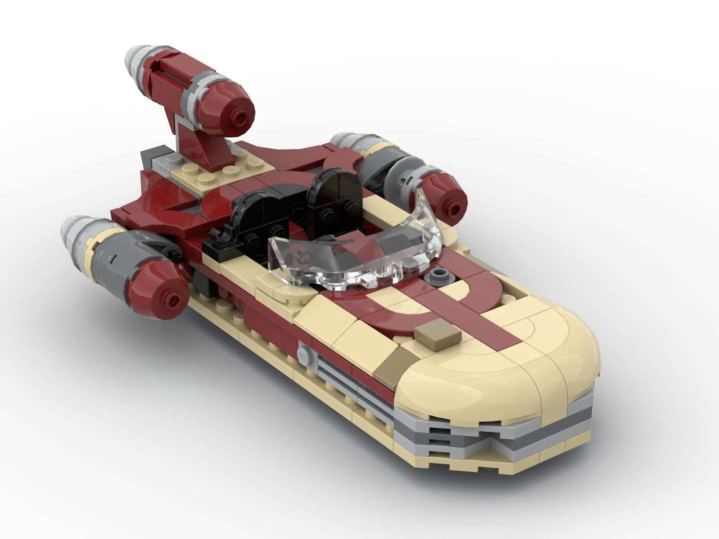 Luke's Landspeeder - X34 MOC tan version
