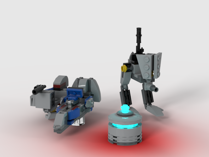 AT-RT and BARC Speeder with Sidecar (501st/332nd Combo)