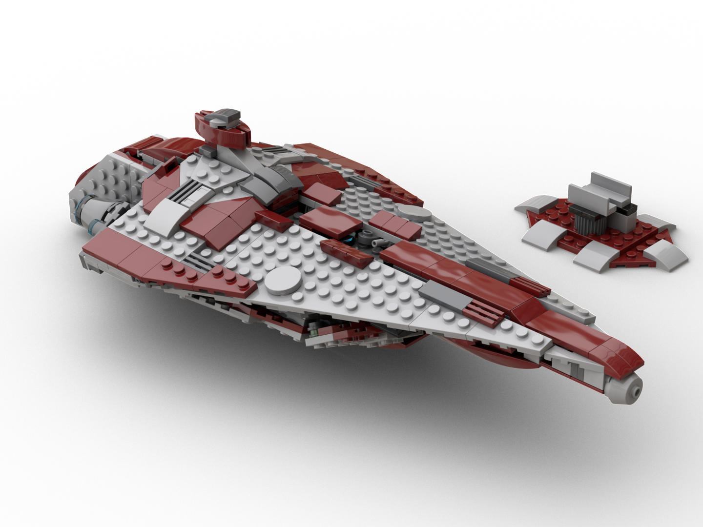 Clone Carrier Ship (BOT-24001) - open hangar version alternate build