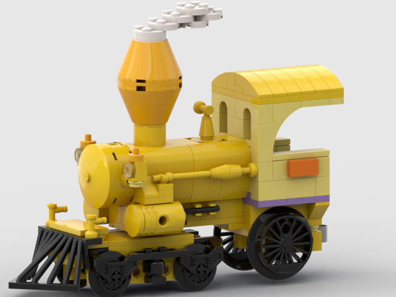 Easter Bunny That came to town Train Engine Spring Train