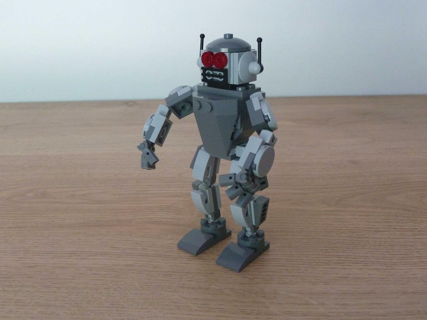 LEGO How to Build a Mini Robot Instructions Tutorial MOC