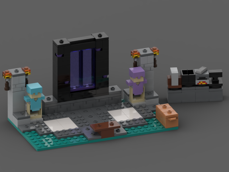 21252 Alt Build - The Nether Portal Room