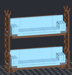 Emmett's double decker couch (from the lego movie)