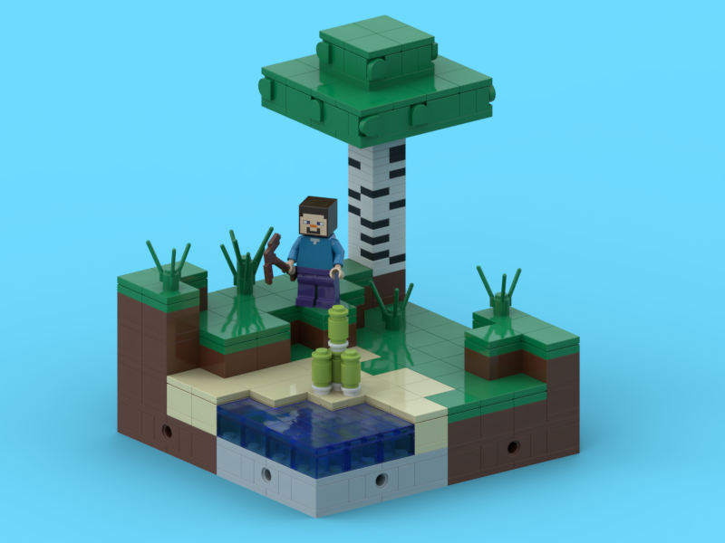 The First Day Of Minecraft