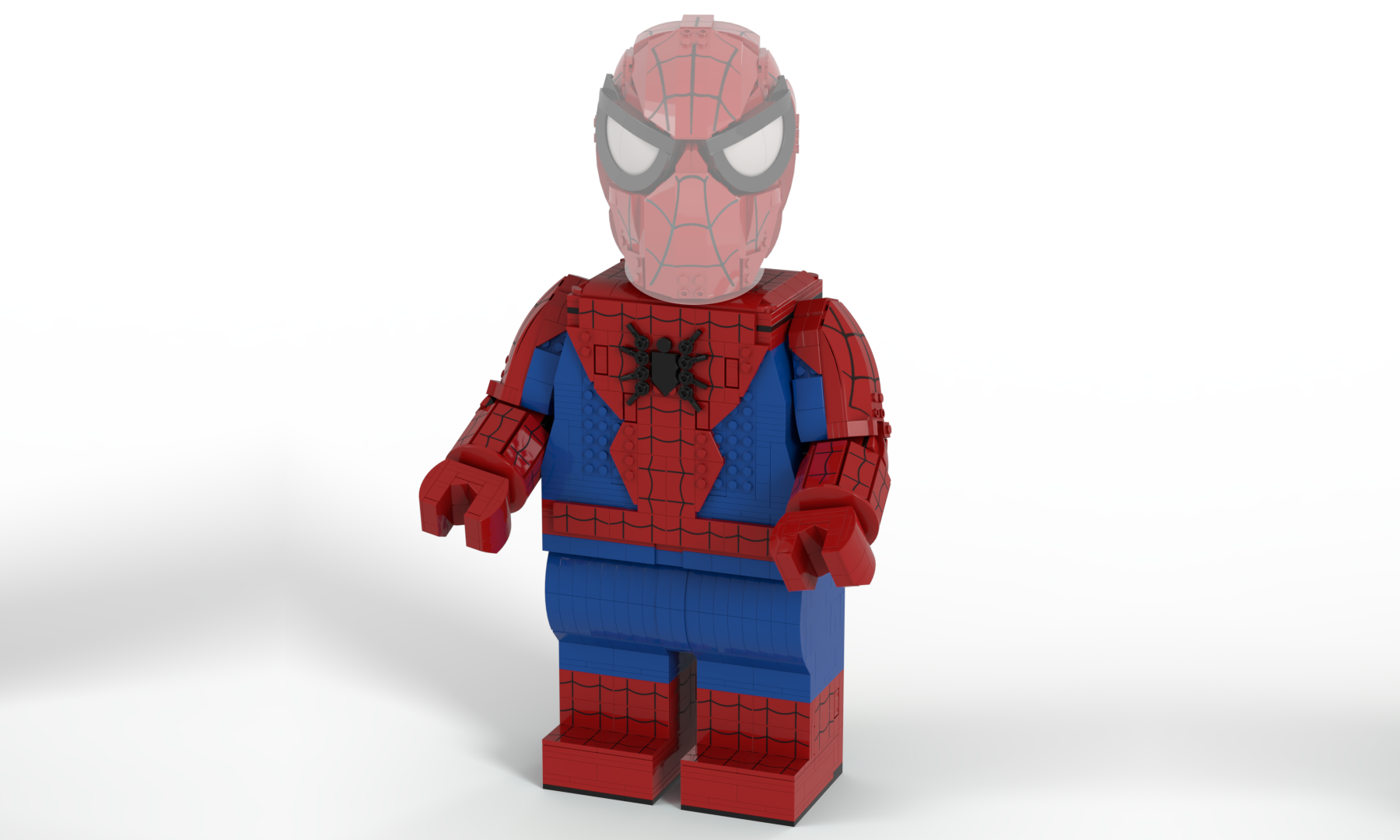 Spider-Man Megafigure (fits the official Lego Spider-Man's Mask)